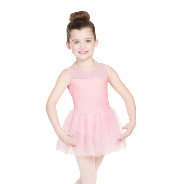 Rhinestone Ballet Tutu - Small Pink