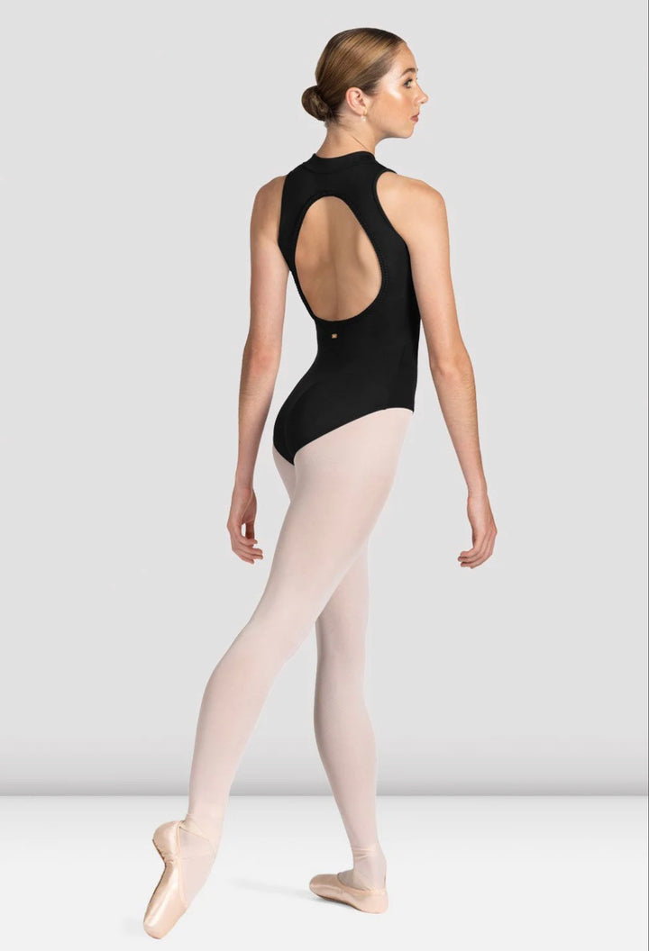 Zip Front Open Back Leo