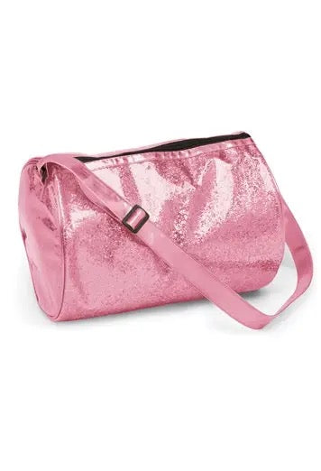 Glitter Barrel Bag Light Pink