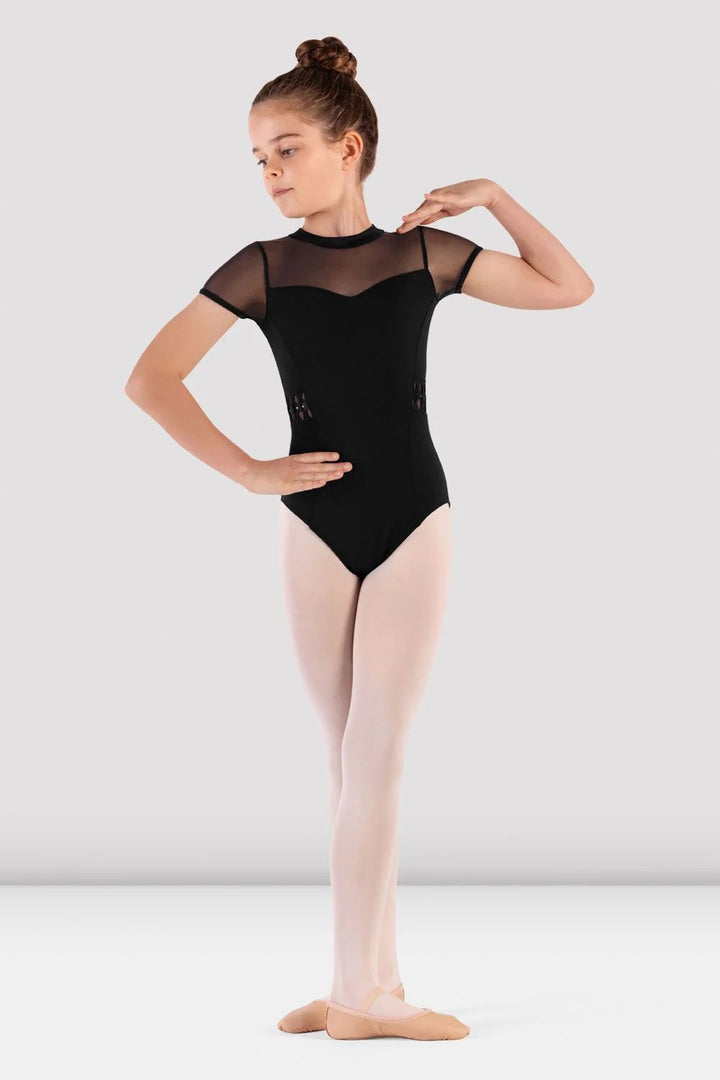 Girls Meghan Cap Sleeve Leotard