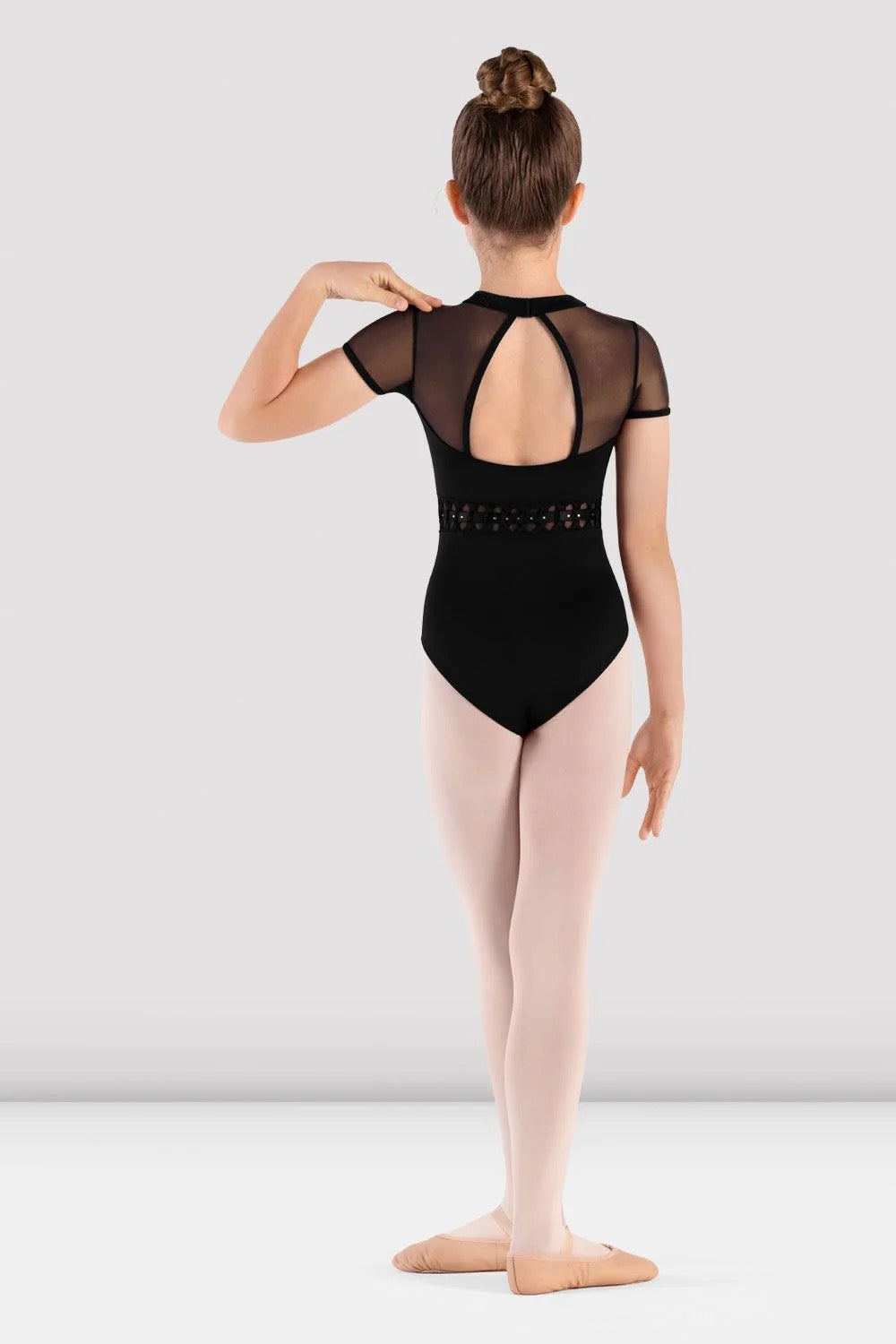 Girls Meghan Cap Sleeve Leotard