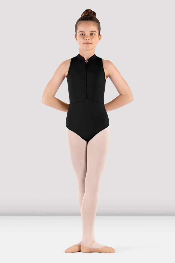 Girls Rosie Zip Front Leotard