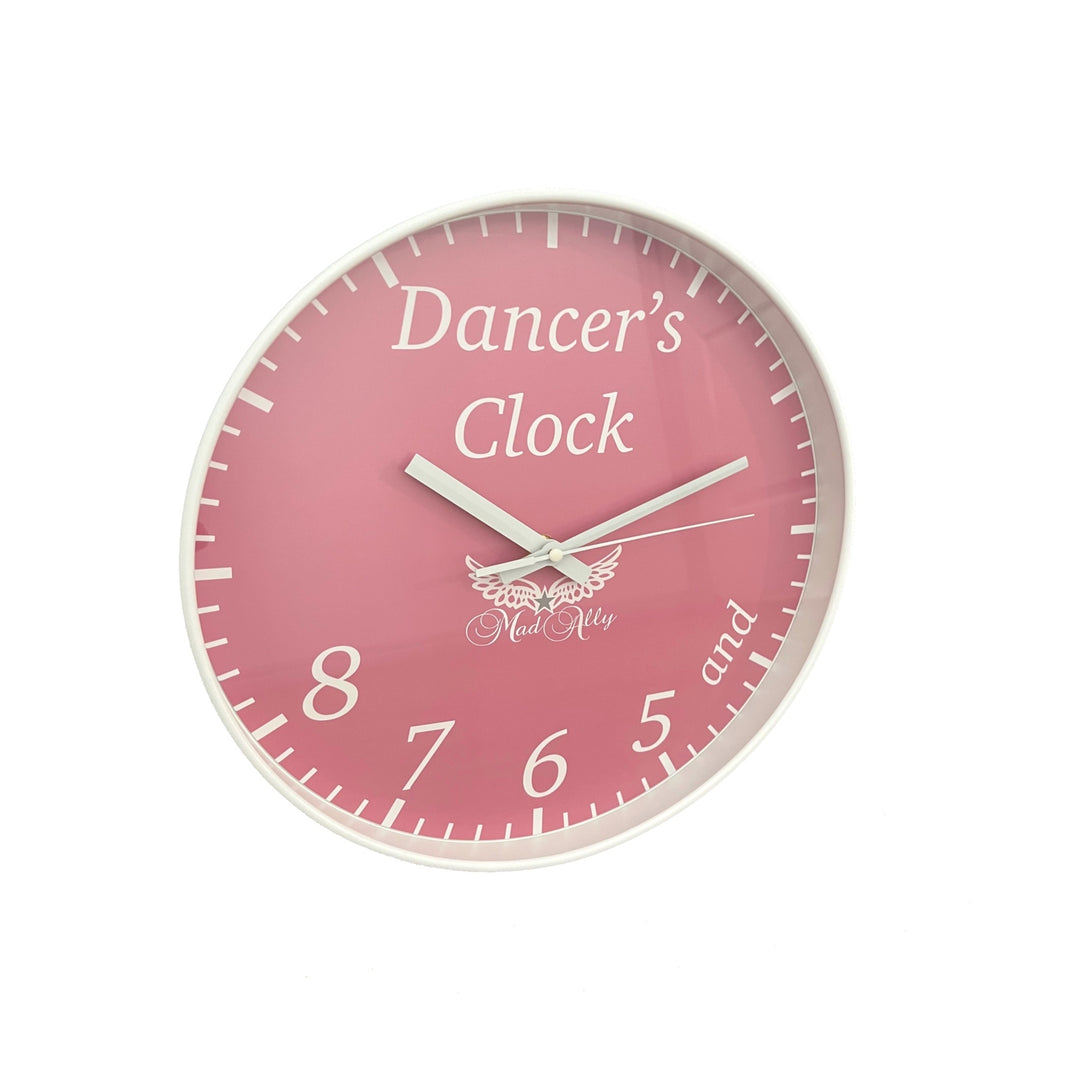Dancers Clock Pink