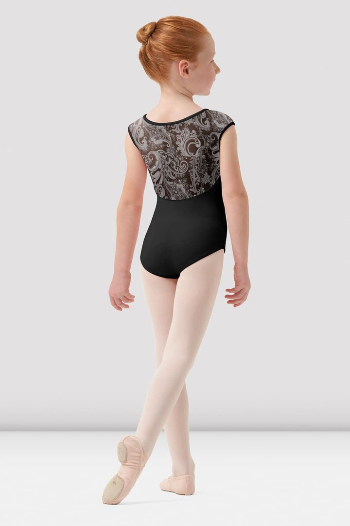 Paisley Cap Sleeve Leotard