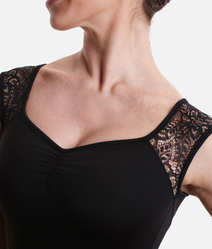 SD Laced Sleeveless Leotard