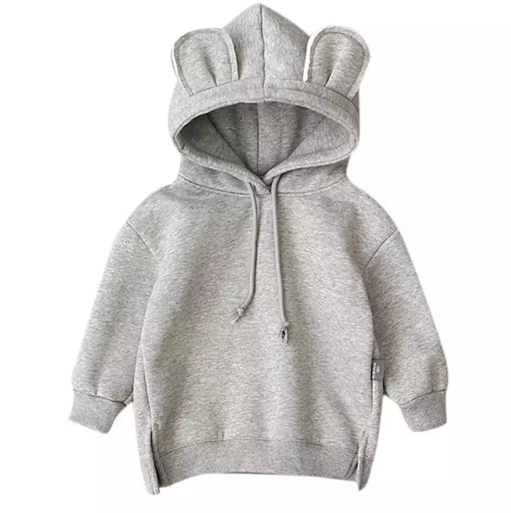 Kids Block Colour Hoodie Grey