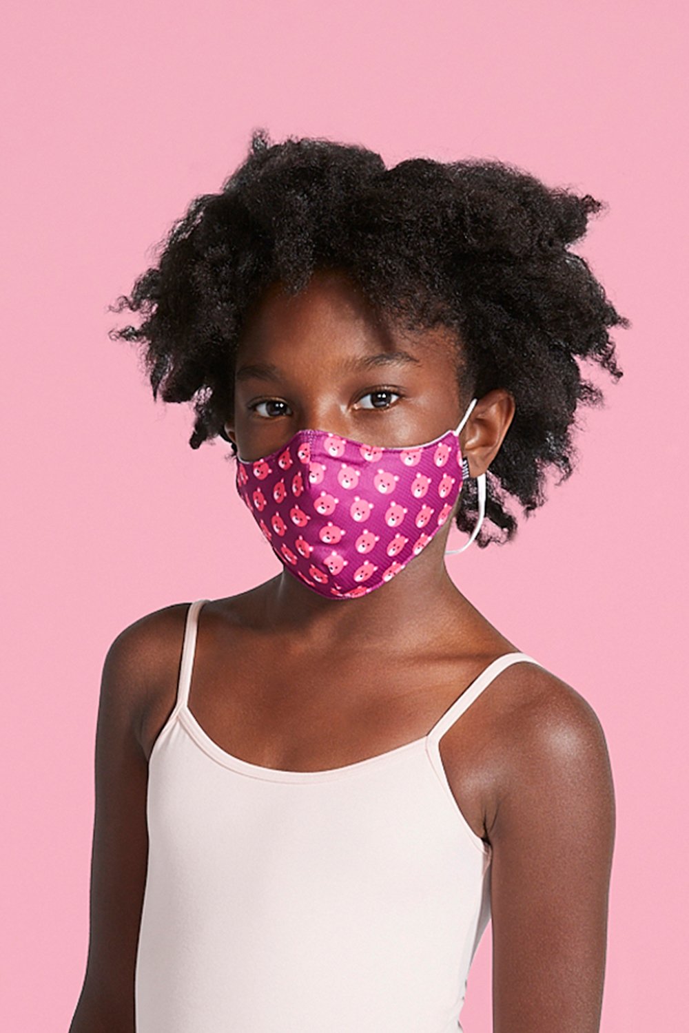 BLOCH Kids Mask With Lanyard Teddy Bear