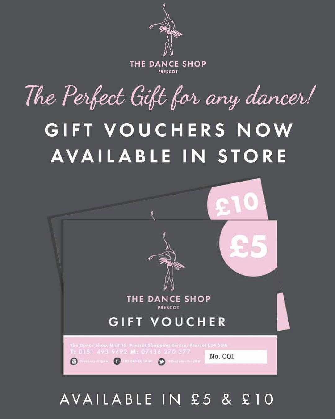 Dance Shop Voucher £10