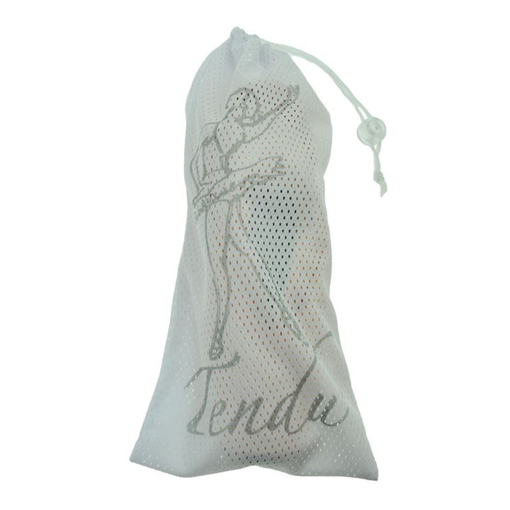 Tendu Mesh Pointe Shoe Bag White