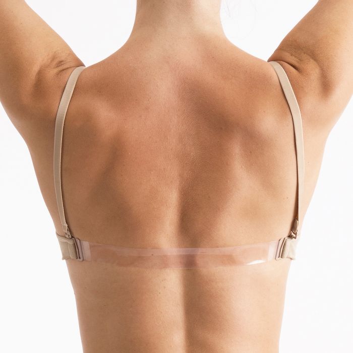 Clear Back Bra W/Pad