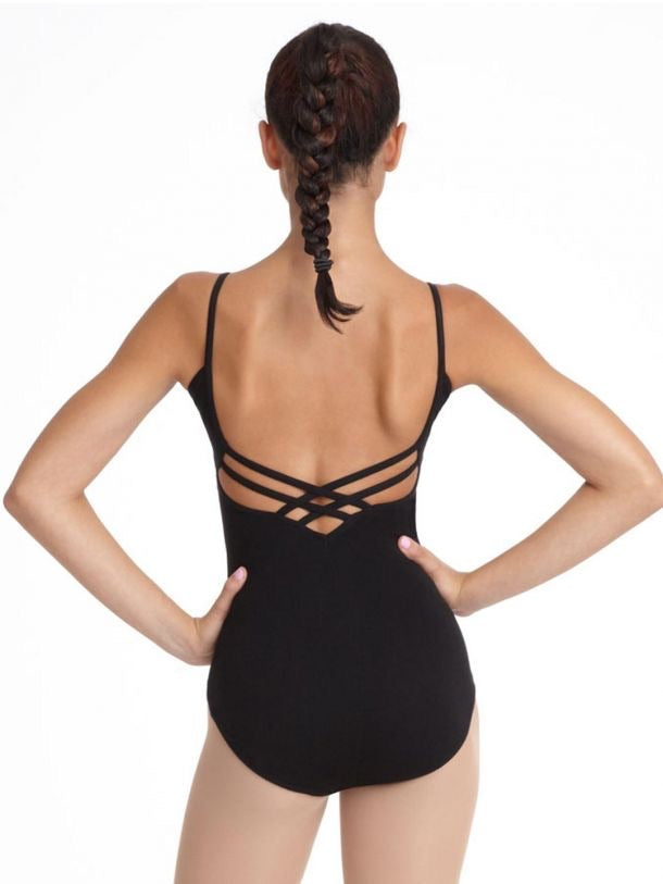 Black V Neck Cami Leo BLACK