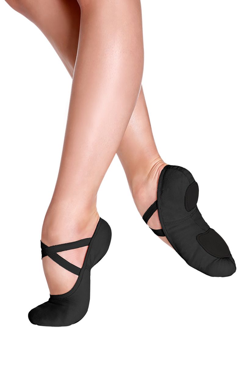 SD16 Canvas SS Ballet Shoe  BLACK