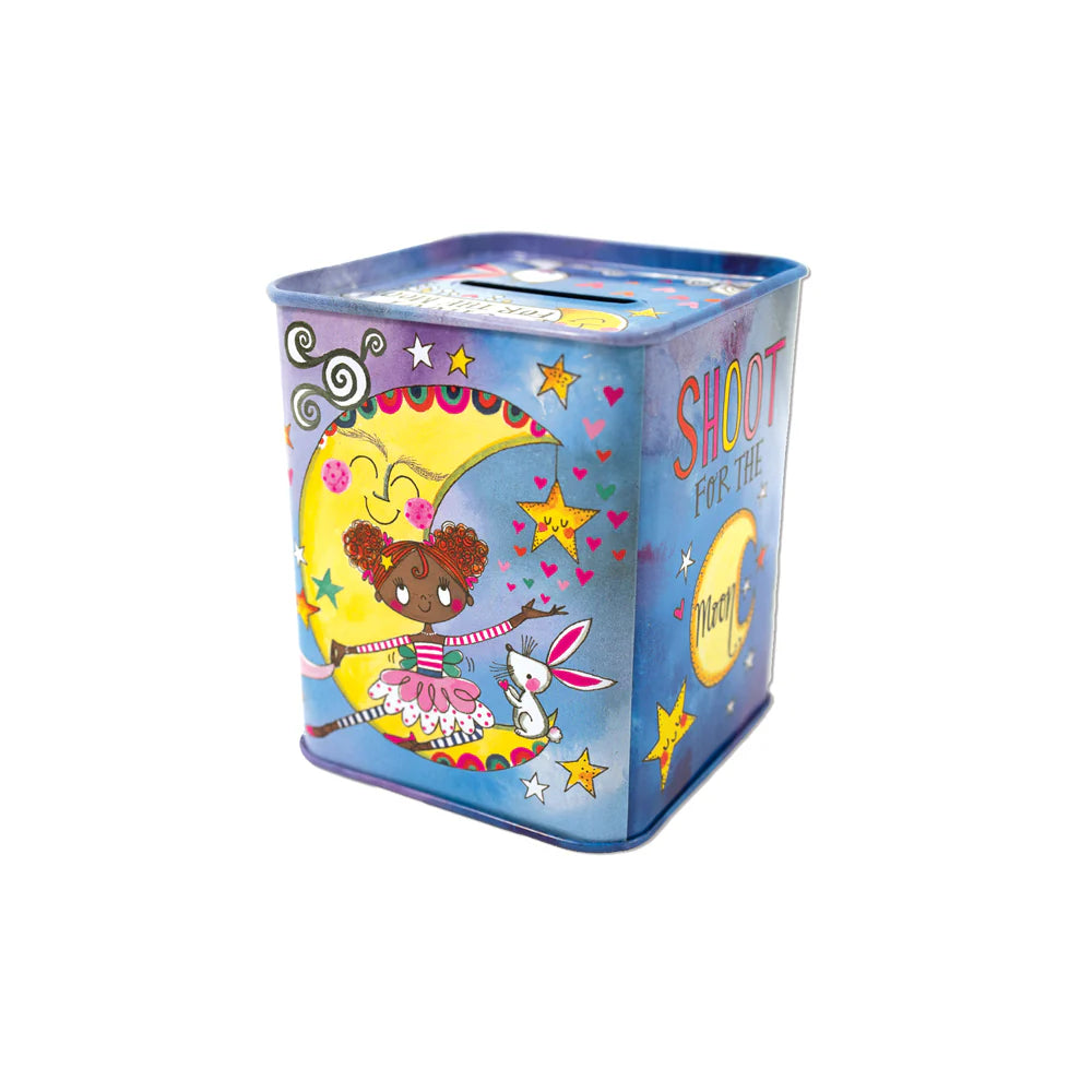 Tin Money Box - Ballerina Moon Dance