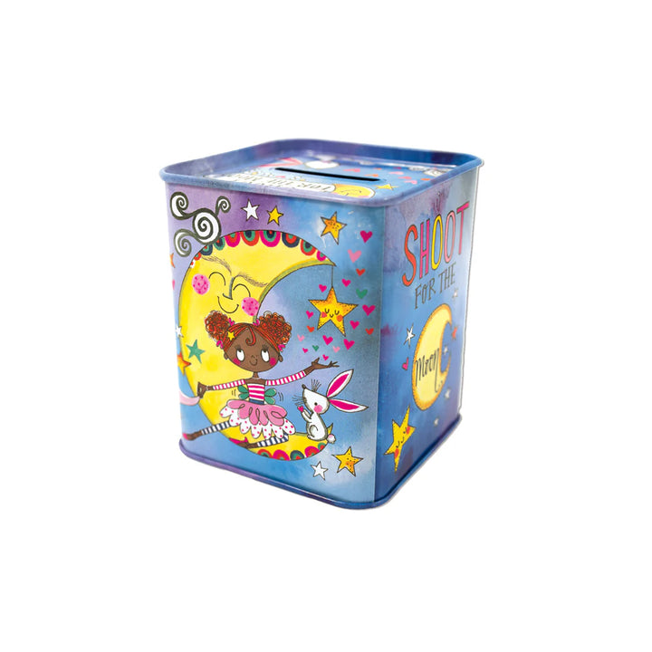 Tin Money Box - Ballerina Moon Dance