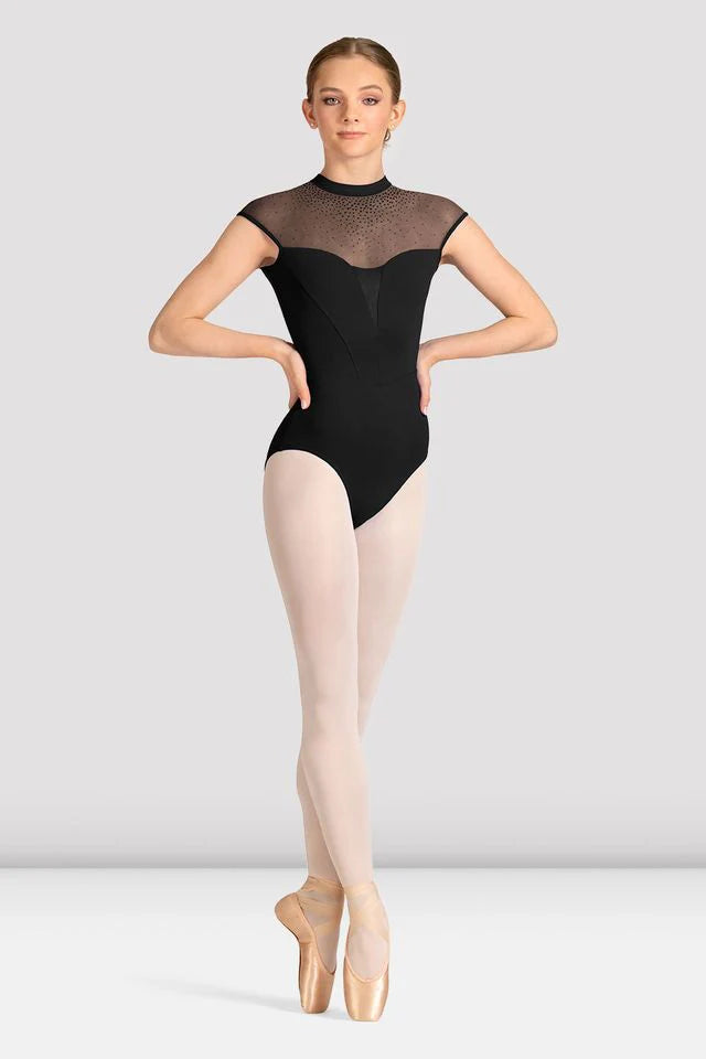 Mirella Celeste Cap Sleeve Leotard