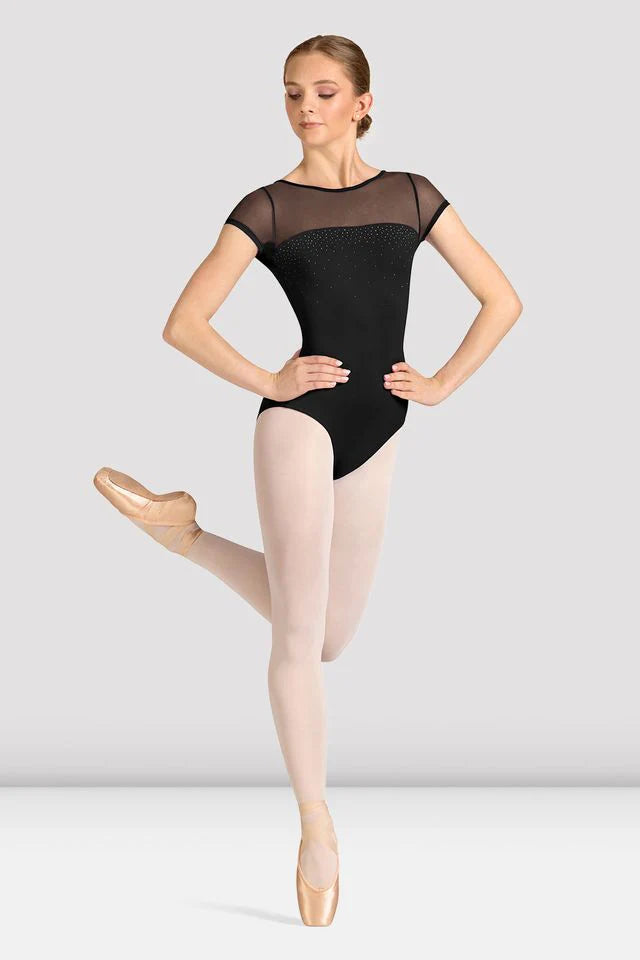 Mirella Celeste Short Sleeve Leotard