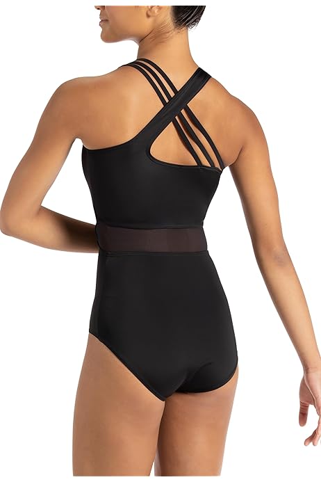 Asymmetric Strappy Leotard