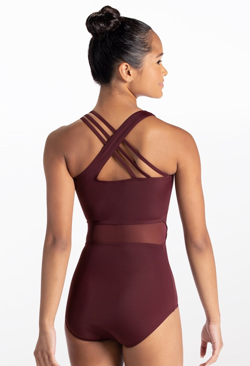 Asymmetric Strappy Leotard