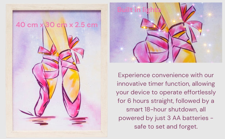 Light Up Frame Pointe Shoes
