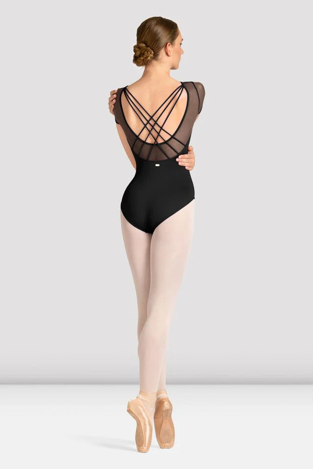 Mirella Celeste Short Sleeve Leotard