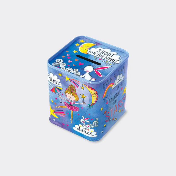 Tin Money Box - Ballerina Moon Dance