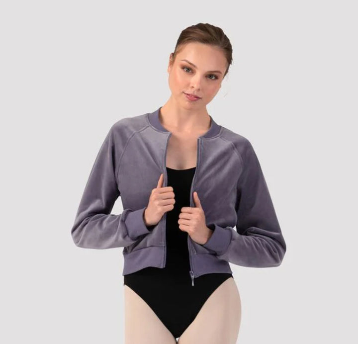 Amanda Velvet Bomber Jacket