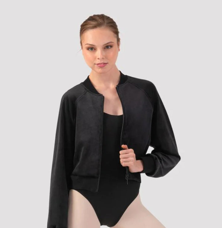 Amanda Velvet Bomber Jacket