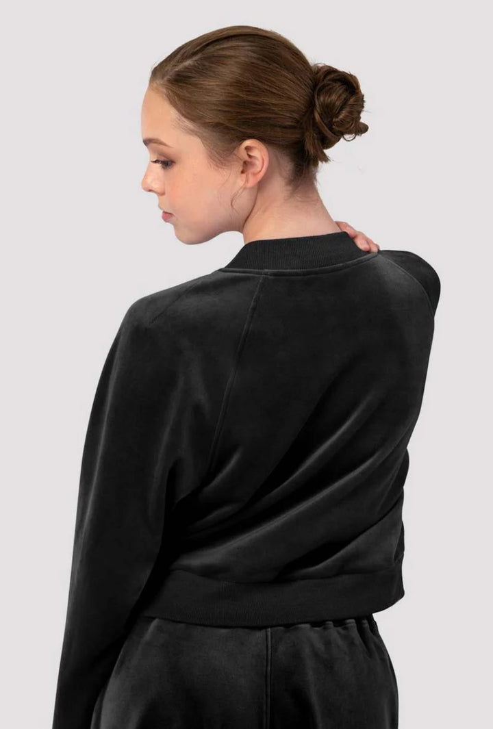 Amanda Velvet Bomber Jacket