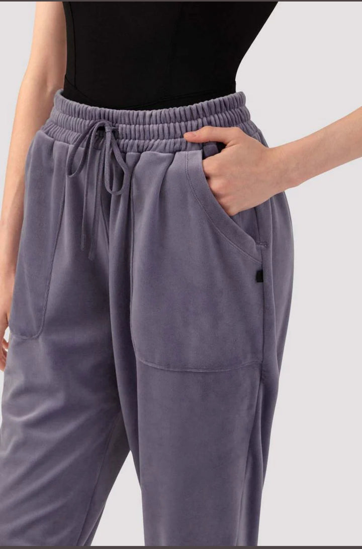 Ladies Gloria Velvet Jogger