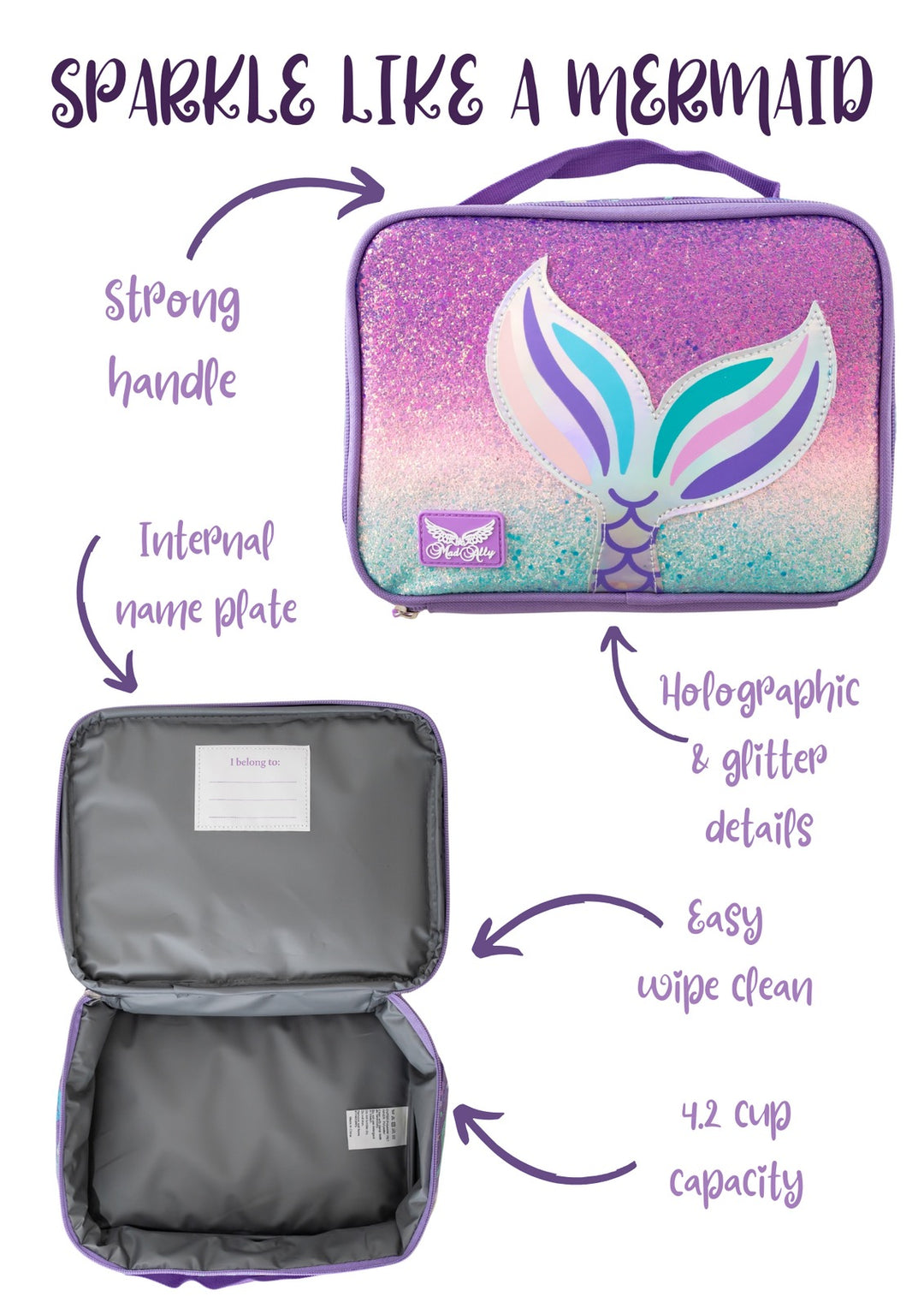 Mad Ally Mermaid Lunch Box