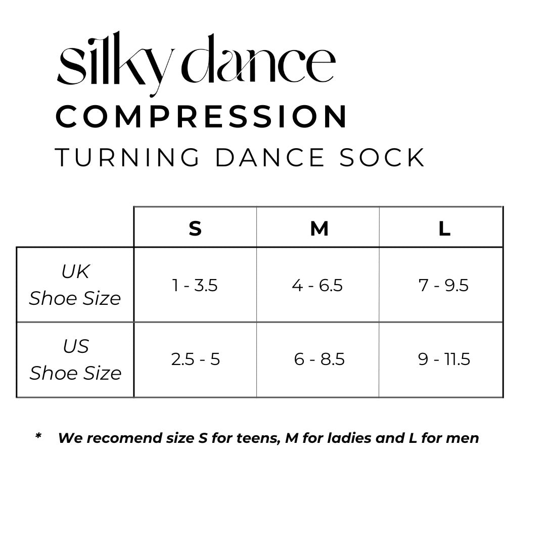 Silky Dance Turning Socks