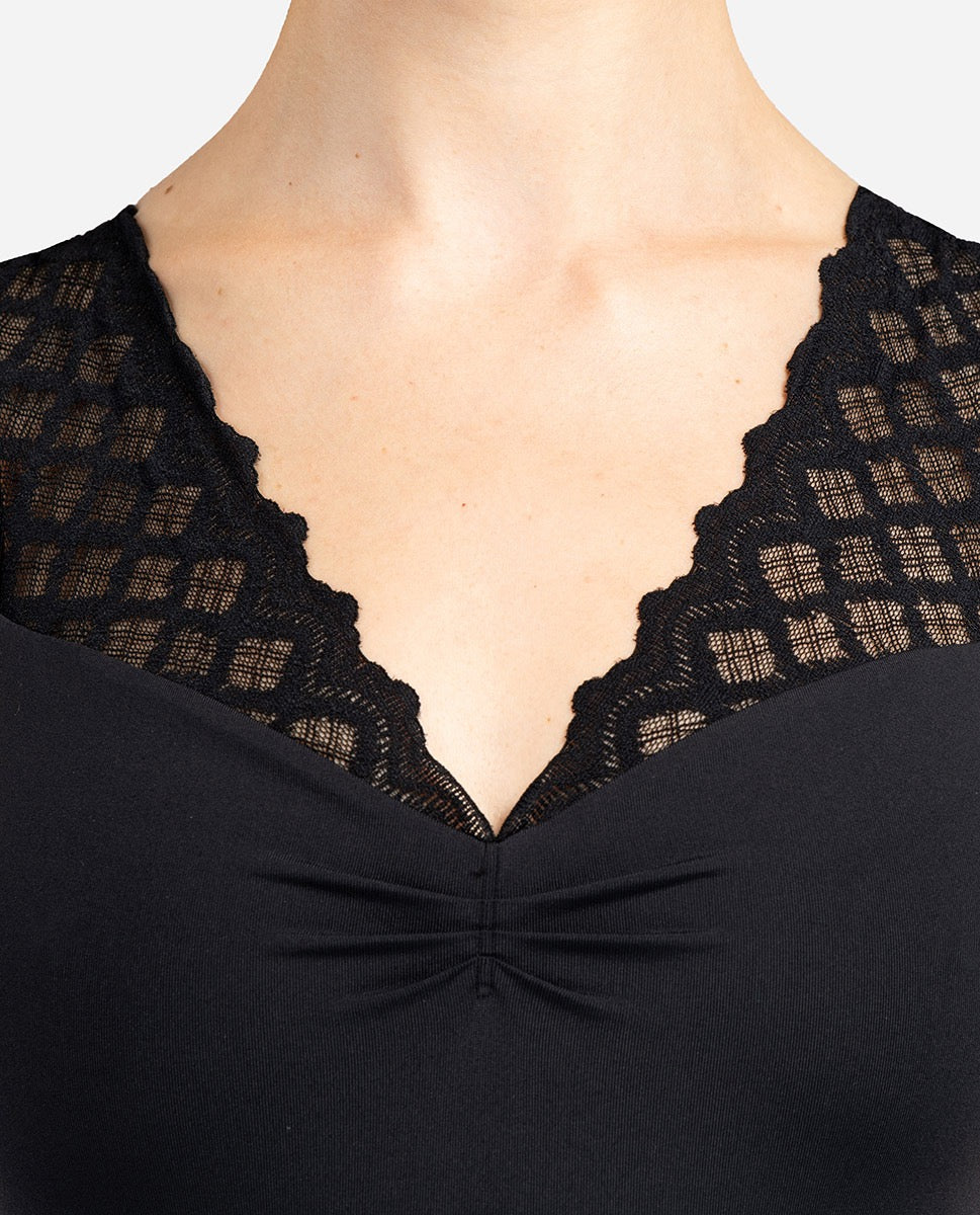 Cantarella Cap Sleeve Leotard