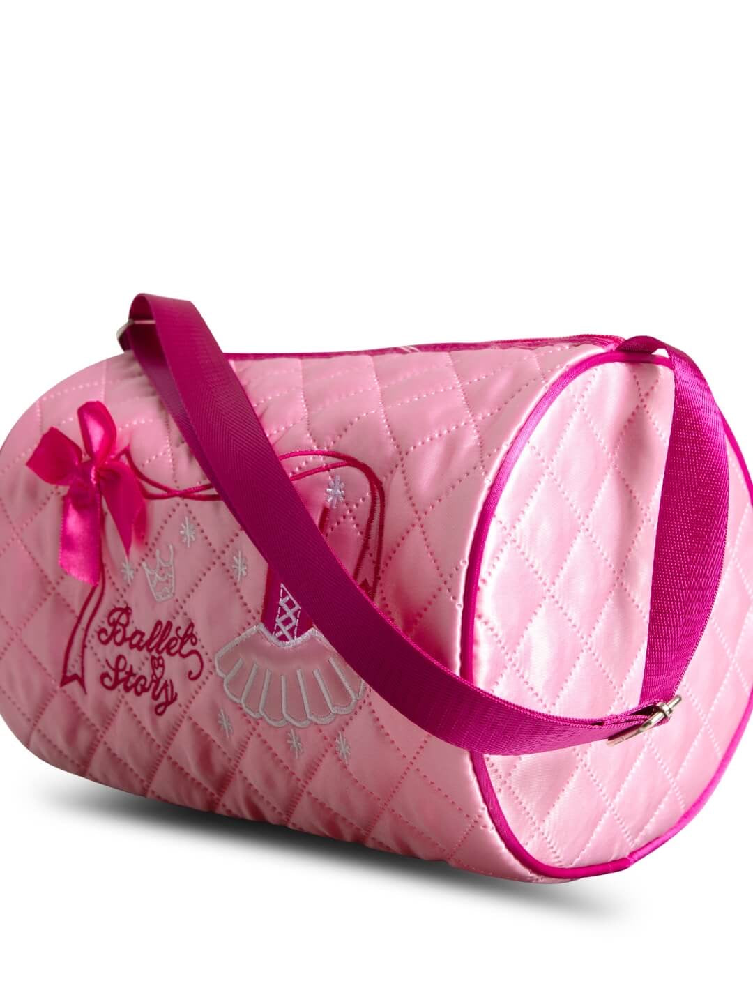 Capezio Embroidered Barrel Bag Pink