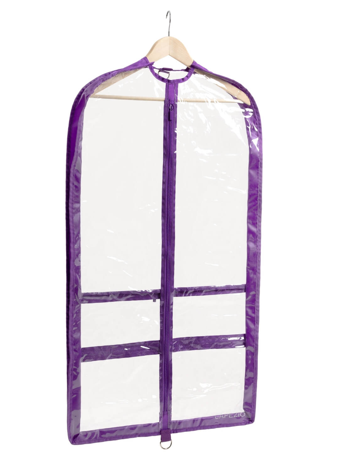 Capezio Clear Garment Bag Purple