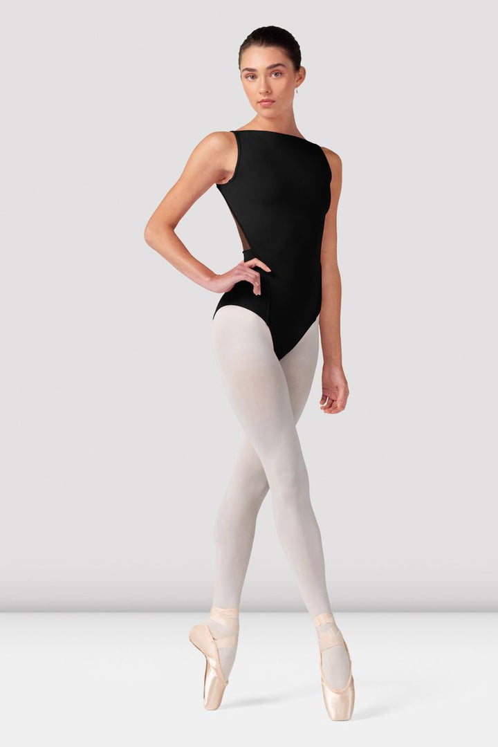Bloch Embroidered Boat Neck Leotard