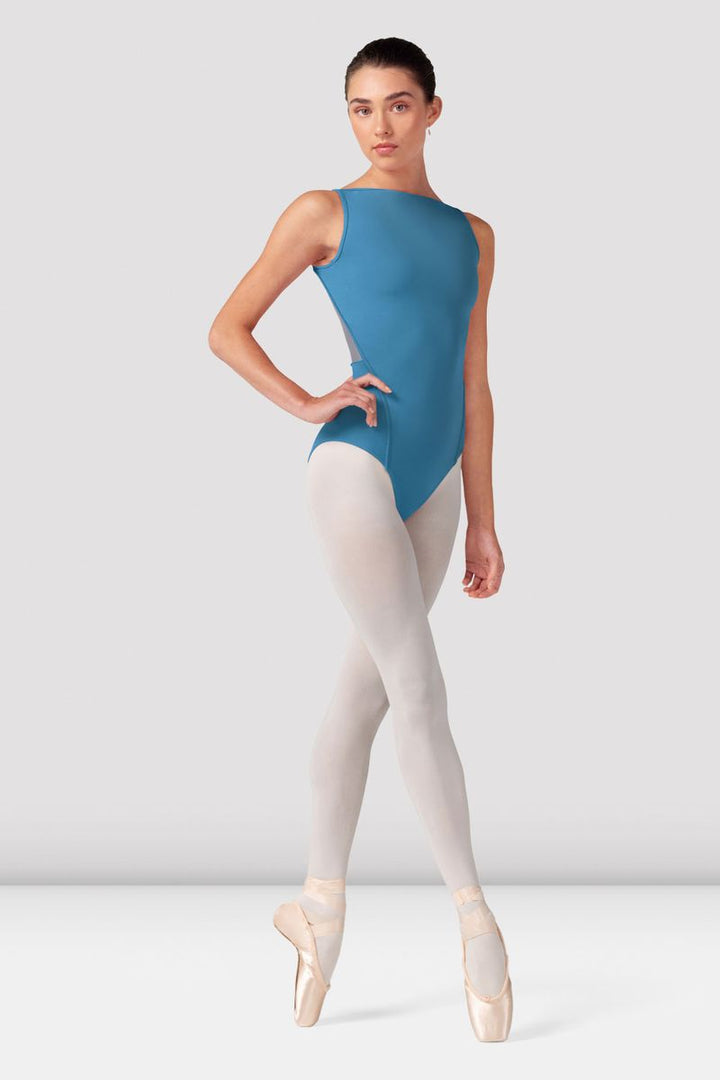 Bloch Embroidered Boat Neck Leotard