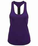 Performance Strap Back Vest Purple