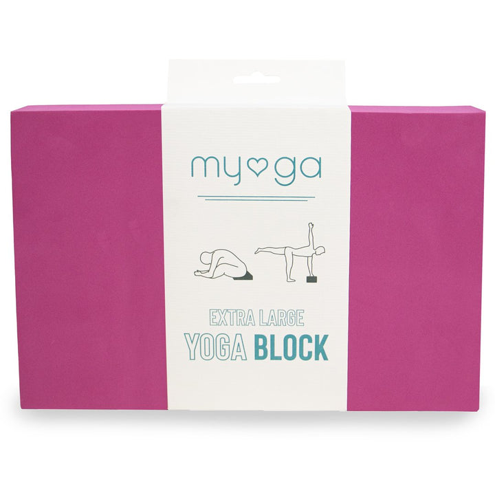 Extra Large Yoga Block Plum