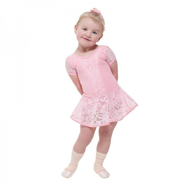 Lace Skirted Leotard PALE PINK