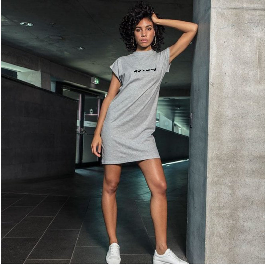 T-shirt Dress Grey