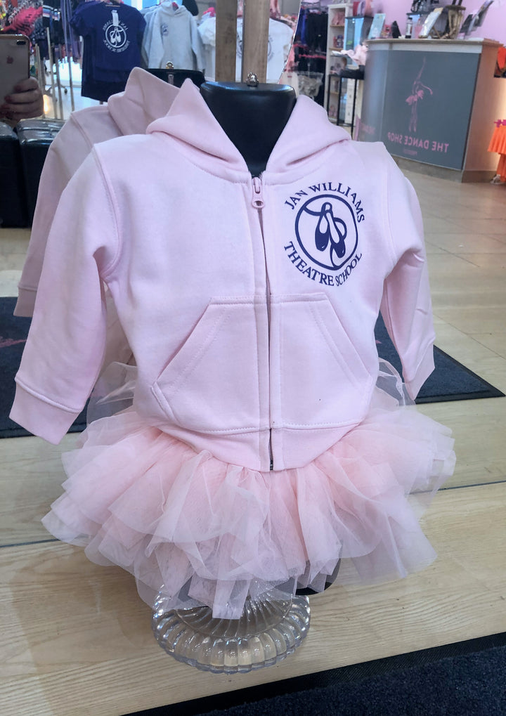 JWTS Baby Zip Hoody PALE PINK