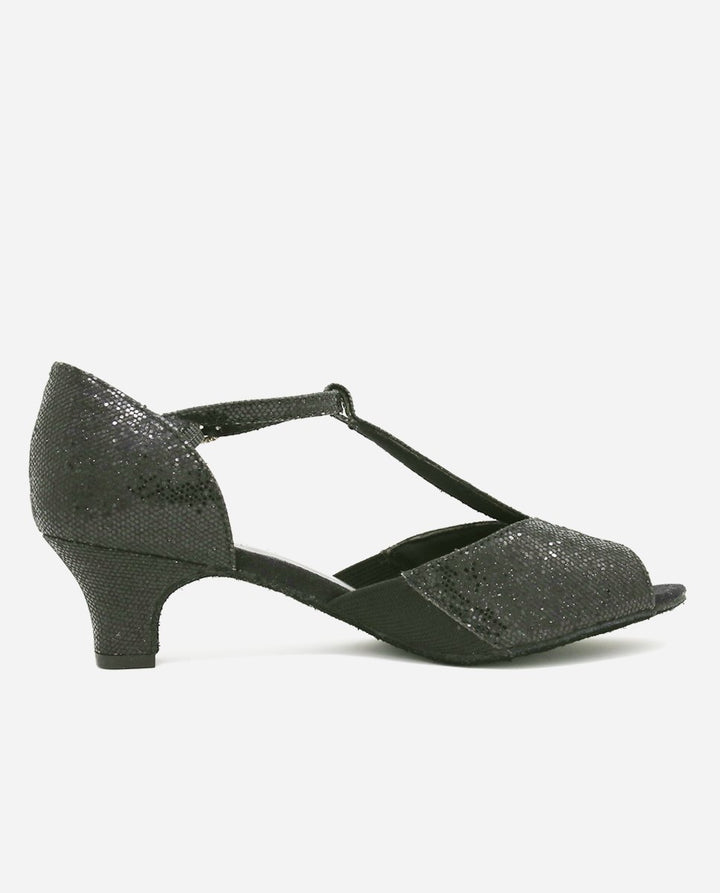 Sparkle Ballroom Shoe Black UK4