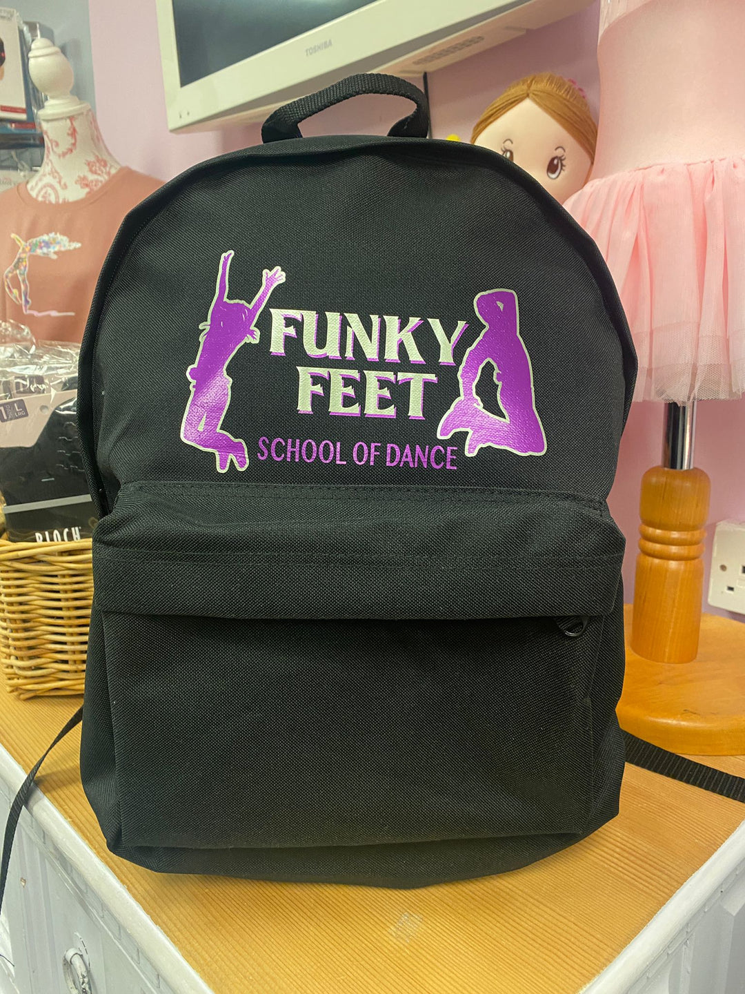 Funky Feet Backpack Black