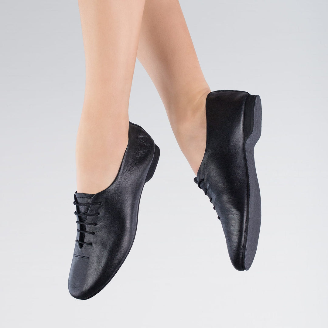 1st Pos Leather FS Jazz Shoes Black