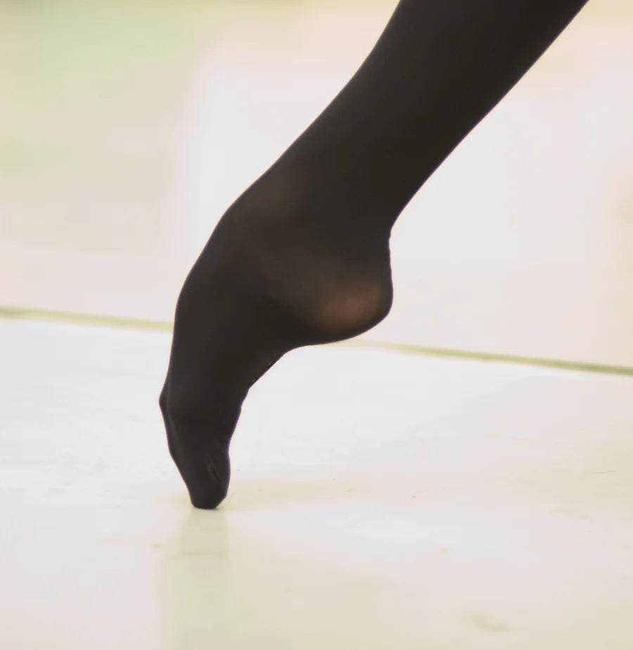 Tendu Footed Ballet Tight Black